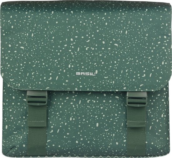 Basil Flair dubbele fietstas MIK, 35L, groen van Basi