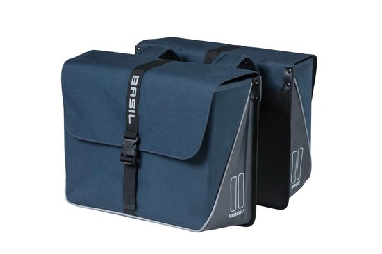 Basil Forte Dubbele fietstas - Blauw - 35 Liter van Basil