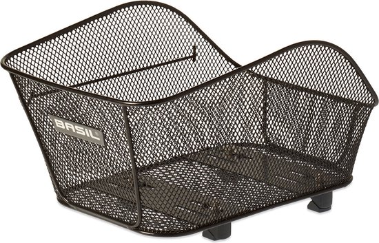Basil Icon S Fietsmand - Achter - Staal - Zwart - Small van Basil