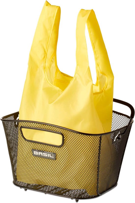 BASIL KEEP SHOPPER. NEON YELLOW van Basil