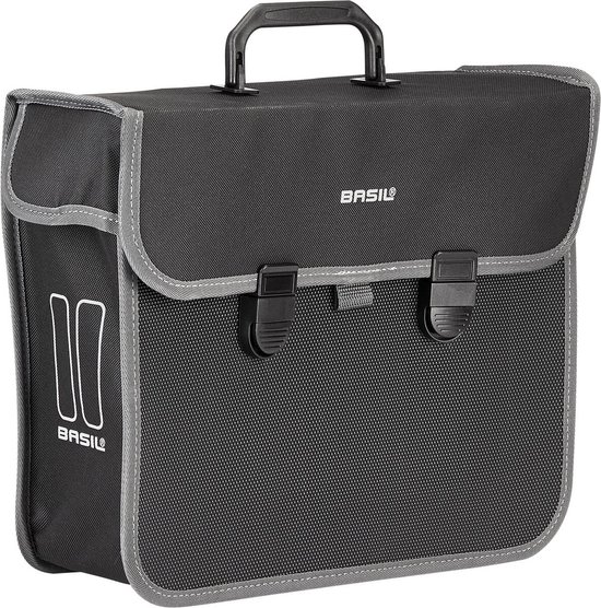 Basil Malaga Enkele fietstas - Zwart - 13 Liter van Basil