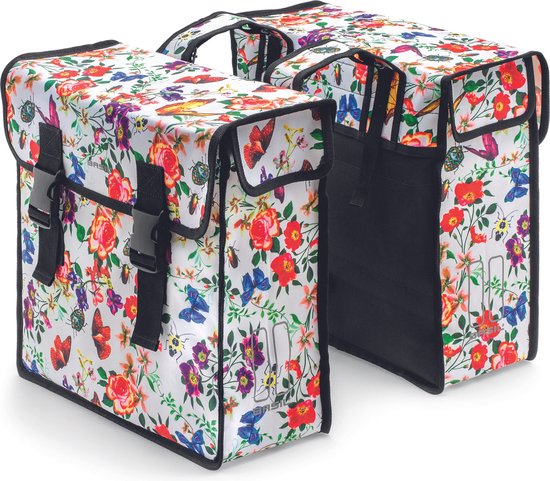 Basil Mara Dubbele fietstas - Meadow - 35 Liter