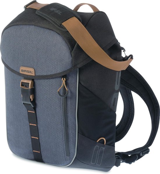Basil Miles Fietsrugzak - Enkele fietstas - Zwart - 13 Liter van Basil