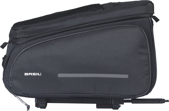 Basil Move bagagedragertas MIK, 10-26L, zwart van Basil