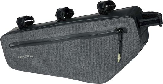 Basil Navigator Storm Frametas - M - 2.2 Liter - Waterdicht - Zwart van Basil
