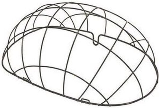 Basil Pasja Space Frame Draadkoepel M - Staal - Medium - Zwart - 45 cm van Basil