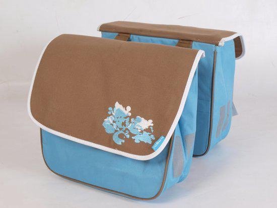 Basil Prima Vista - Dubbele Fietstas - 30 l - Blauw van Basil