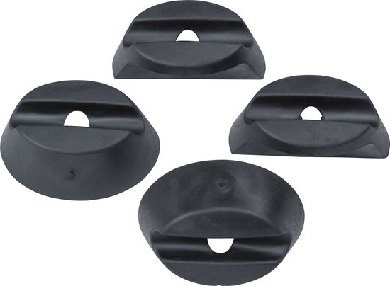 Basil Rubber Ring - voor Basil Buddy Space Frame - 4 Stuks - Zwart van Basil
