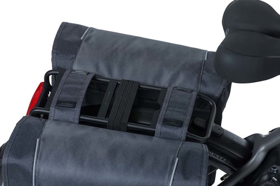 Basil Sport Design Dubbele fietstas - Grijs - 32 Liter van Basil