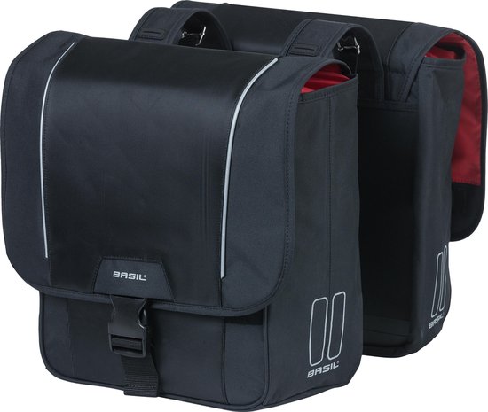 Basil Sport Design Dubbele fietstas - Zwart - 32 Liter van Basil