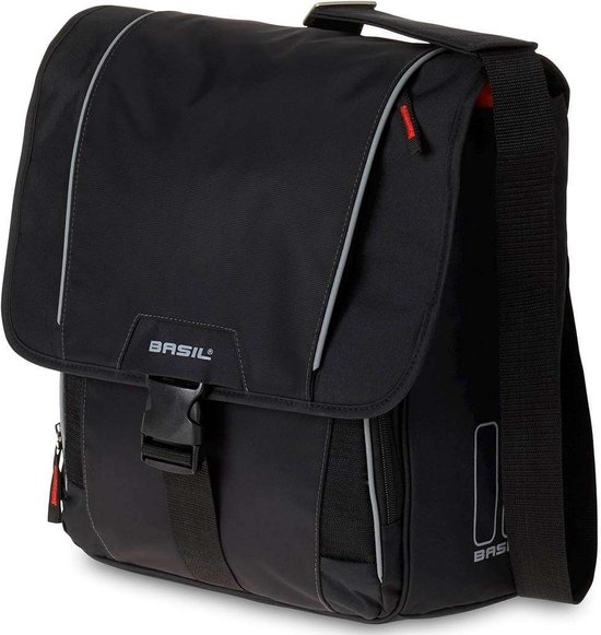 Basil Sport Design Enkele fietstas - Black - 18 Liter van Basil