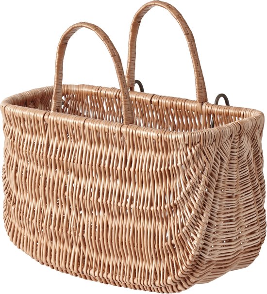 Basil Swing Fietsmand - Voor of Achter - Inclusief Haken - Bruin van Basil