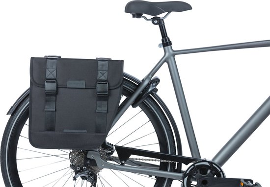 Basil Tour Dubbele Fietstas - 28 Liter - Zwart van Basil