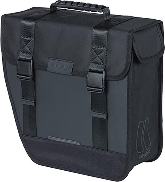 Basil Tour Waterproof Left Enkele Fietstas - 14 Liter - Zwart van Basil