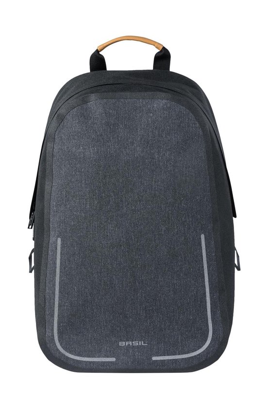 Basil Urban Dry Fietsrugzak - Enkele fietstas - Grijs - 18 Liter van Basil