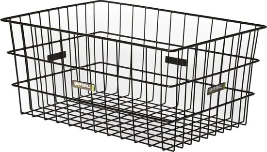 Basil Zembla Fietsmand - Staal - Inclusief Bevestigingssysteem - Zwart van Basil