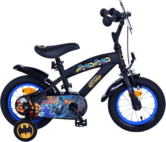 Batman Kinderfiets - Jongens - 12 inch - Zwart van Batman