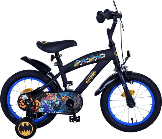 Batman Kinderfiets - Jongens - 14 inch - Zwart van Batman