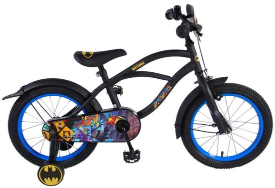 Batman Kinderfiets - Jongens - 16 inch - Zwart van Batman