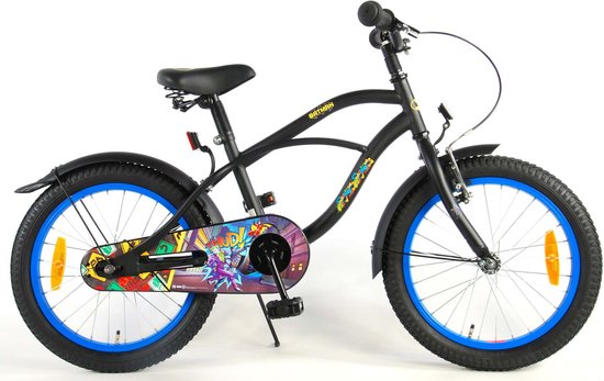 Batman Kinderfiets - Jongens - 18 inch - Zwart van Volare