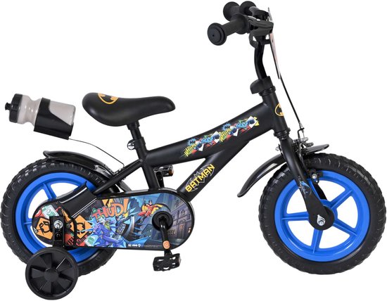 Batman Kinderfiets - Jongens - Mag Wheels - 12 inch - Zwart