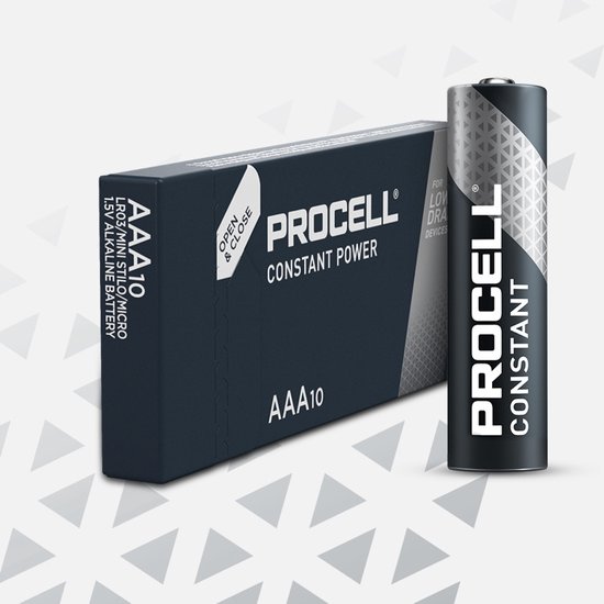 Batterij Duracell Industrial Alkaline AAA / LR3 - 10 stuks van $
