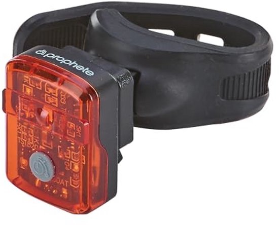 Batterij LED Achterlicht voor Fietsen - Oplaadbaar via Micro-USB, Lange Levensduur, Inclusief Bevestigingsmateriaal