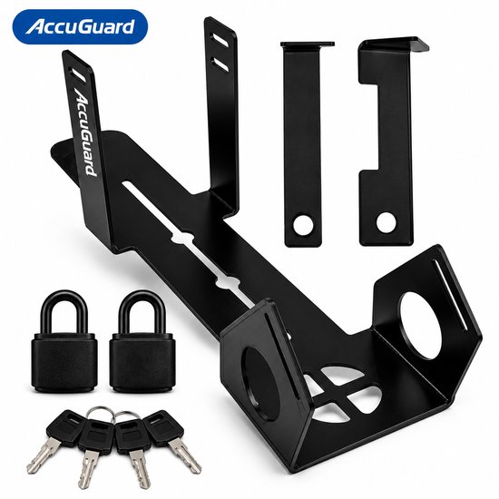 Batterijslot voor Fatbike Voor V8, V20, V20 Pro, H9, C80 & C90 - Accuslot - Accu Guard - Zwart