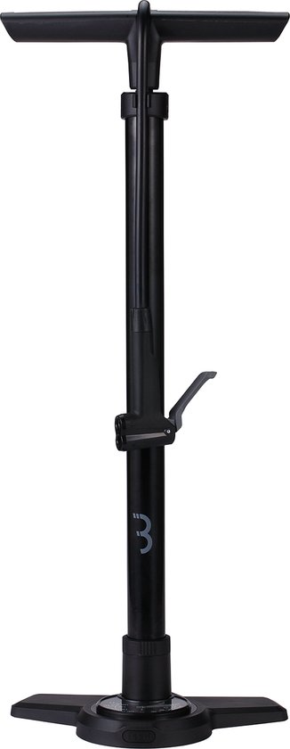 BBB Cycling AirBoost Fietspomp met Drukmeter - Fiets Pomp Racefiets en Mountainbike - Voetpomp 11 Bar - Zwart - BFP-28 van BBB Cycling