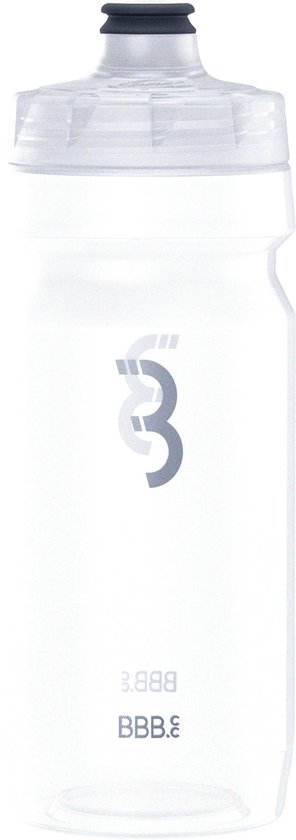 BBB Cycling AutoTank Bidon Racefiets - Inhoud 550 ml - Drinkbus Fiets met AutoClose ventiel - Transparant - BWB-11 van BBB Cycling