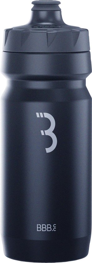 BBB Cycling AutoTank Bidon Racefiets - Inhoud 550 ml - Drinkbus Fiets met AutoClose ventiel - Zwart - BWB-11 van BBB Cycling