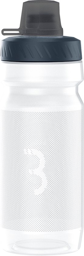 BBB Cycling AutoTank Mudcap Autoclose Bidon Racefiets - Drinkbus Fiets - Bidon Wielrennen & MTB - Bidon 550ml - Transparant - BWB-12 van BBB Cycling