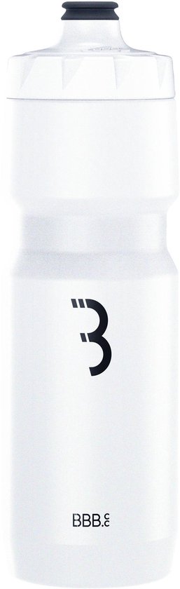 BBB Cycling AutoTank XL Bidon Racefiets - Inhoud 750 ml - Drinkbus Fiets AutoClose ventiel - Wit - BWB-15