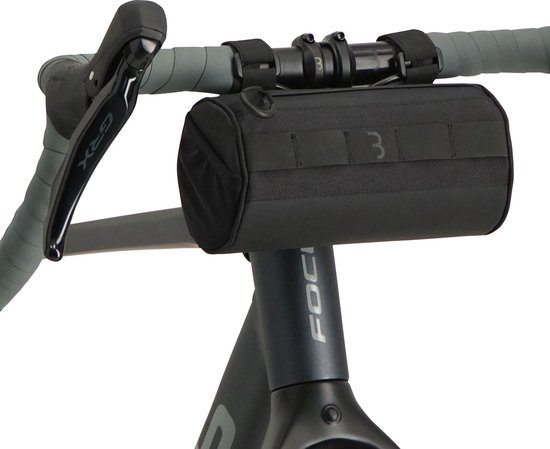 BBB Cycling BarrelPack Stuurtas Fiets Afneembaar – Bikepacking Stuurtas Racefiets – Waterproof – Zwart – 1.5L – BSB-151M van BBB Cycling
