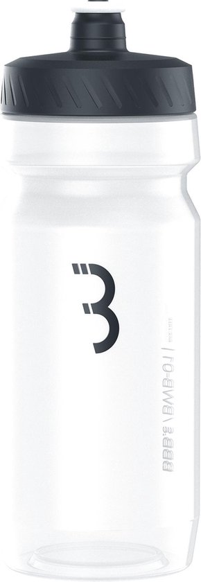 BBB Cycling BBB Cycling CompTank Bidon Racefiets - Inhoud 550 ml - Drinkbus Fiets - BPA Vrij - Wit/Zwart - BWB-01