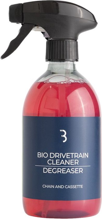 BBB Cycling Bio DriveTrain Cleaner Spray - Kettingreiniger Fiets - Plantaardige Ketting Ontvetter in Handige Spuitfles - Geschikt Voor Ketting, Cassette en Aandrijfonderdelen - 500ml - BTL-250S van BBB Cycling