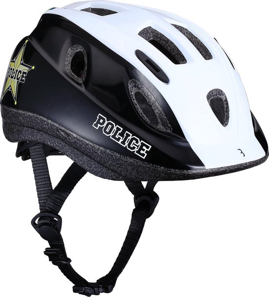 BBB Cycling Boogy Kinderhelm Fiets - Fietshelm Kinderen - Sporthelm Kind - Maat S - Police - BHE-37 van BBB Cycling