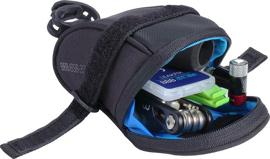BBB Cycling Combiset Speedpack CO2 Zadeltas Fiets - Racefiets Tas - Met Uitgebreide Toolkit - Zwart - 0.79 L - BSB-58 van BBB Cycling