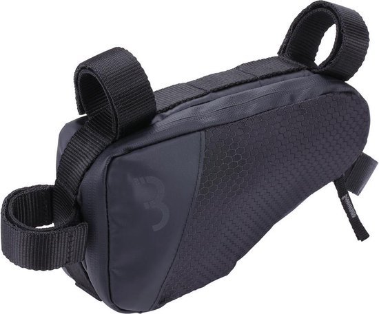 BBB Cycling CornerCaddy Frametas Fiets - Racefiets Tas - Met Velcro Straps - Zwart - Inhoud 1.4 Liter - BSB-144 van BBB Cycling