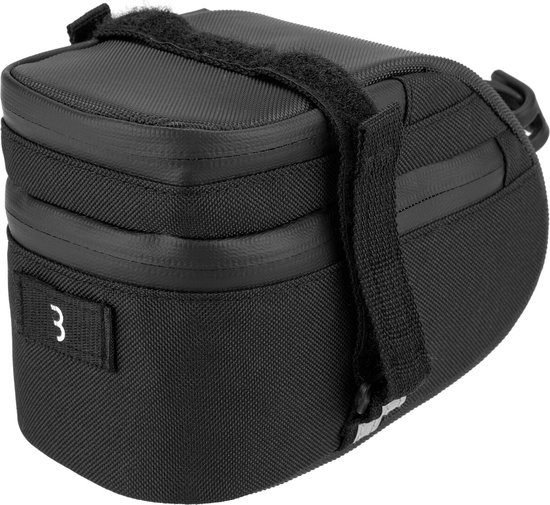BBB Cycling EasyPack Zadeltas Fiets - Racefiets Tas - Wielren Tasje - Waterbestendig - Zwart - Maat L - BSB-31L van BBB Cycling