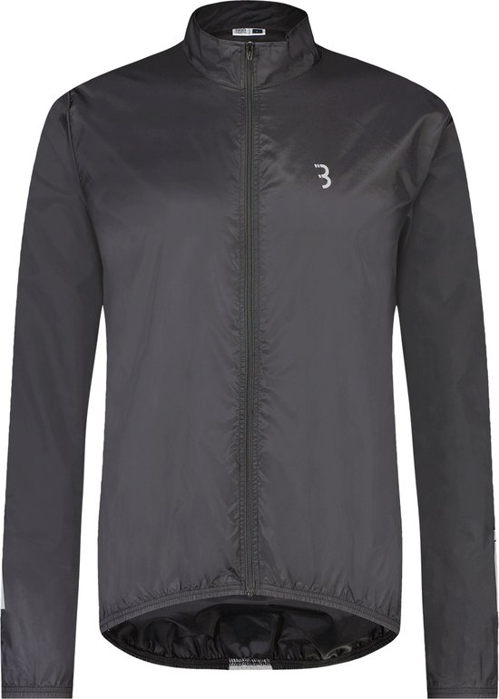 BBB Cycling Fietsjack BaseShield - Windjack Heren en Dames - Wielrennen & Mountainbiken - Fietsjas: Wind en Waterbestendig - Zwart - Maat XS - BBW-148