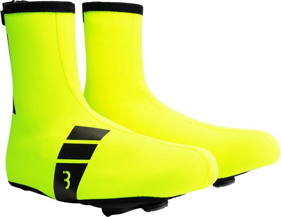BBB Cycling HeavyDuty Fiets Overschoenen Wielrennen & Mountainbike - Overschoenen Fiets - Thermo en Waterafstotend - Neon Geel - Maat 43/44 - BWS-02B
