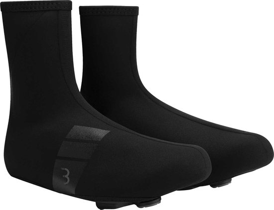 BBB Cycling HeavyDuty Fiets Overschoenen Wielrennen & Mountainbike - Overschoenen Fiets - Thermo en Waterafstotend - Zwart - Maat 47/48 - BWS-02B