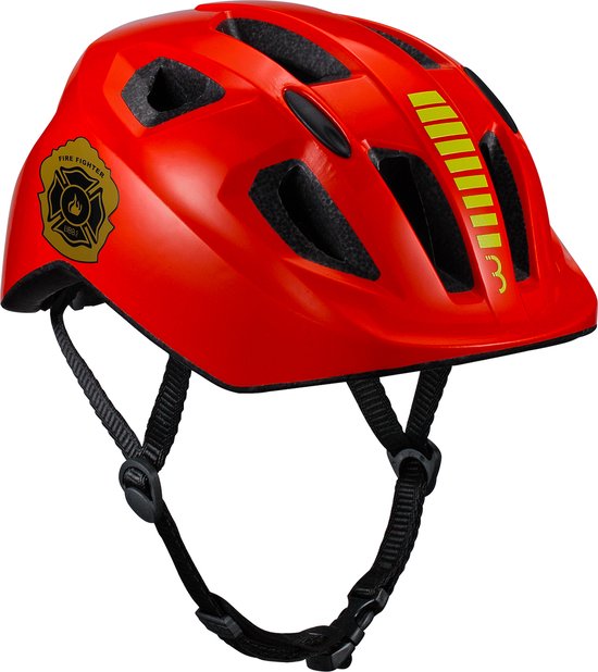BBB Cycling Hero Kinderhelm Fiets - Fietshelm Kinderen - Sporthelm Kind - Firefighter - Maat M - BHE-172 van BBB Cycling