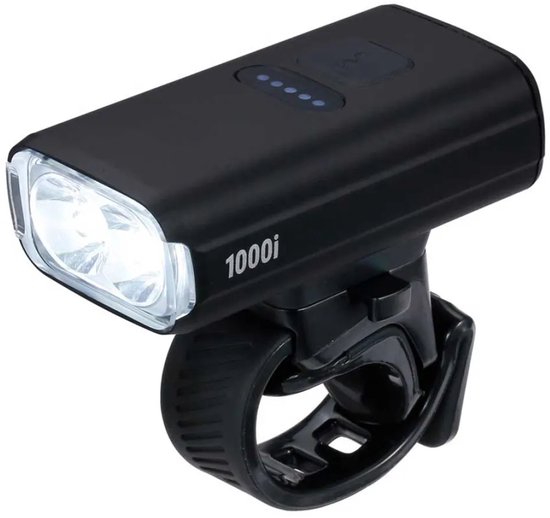 BBB Cycling NanoStrike 1000i Koplamp Fiets – 1000 Lumen – USB Oplaadbaar – Brandtijd: 42 uur – IPX6 Regenbestendig – Krachtige Fietsverlichting Racefiets & Mountainbike – BLS-263i