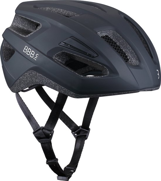 BBB Cycling Racefiets Helm Kite 2.0 - Veelzijdige Wielren & MTB Helm - Wasbare Padding - Verwijderbaar Vizier - Fietshelm Volwassenen: Heren & Dames - Mat Zwart - M - BHE-29B van BBB Cycling