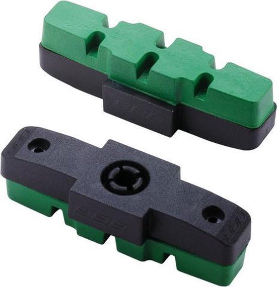 BBB Cycling Remblokjes Elektrische Fiets - HydroStop - Velgrem - Compatibel met Stadsfiets, E-bike & Mountainbike - Magura Remblokken - Groen - BBS-09E