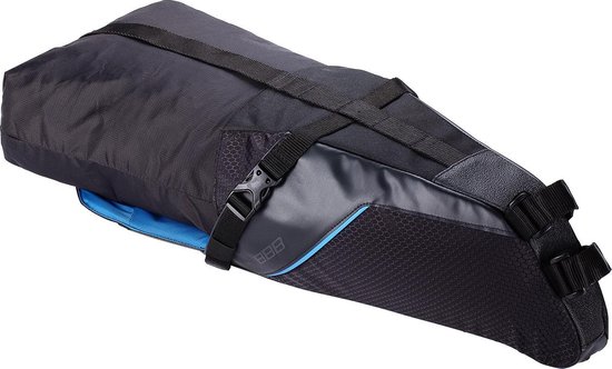 BBB Cycling Seat Sidekick Zadeltas Fiets - Racefiets Tas - Met Draagtas - Waterbestendig - zwart - 10 L - BSB-143 van BBB Cycling