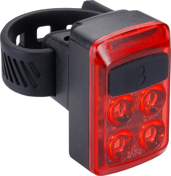 BBB Cycling Slide Achterlicht Fiets - Fietsverlichting USB Oplaadbaar Achterlicht - 50 Lumen - Fietslampje Waterdicht - Lange Accuduur - BLS-236