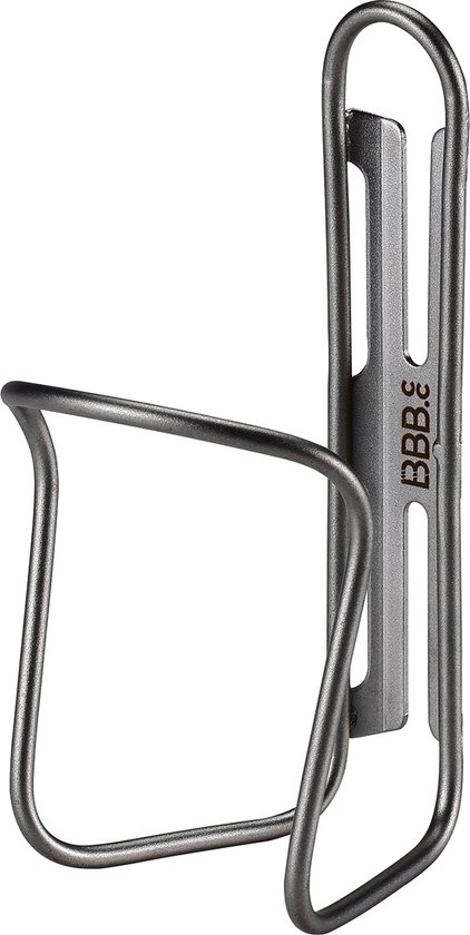 BBB Cycling SteelCage - Bidonhouder Roestvrij Staal - 30mm - Meerdere Montage Opties - Racefiets, Gravel & MTB - Drinkbushouder Zilver - BBC-51